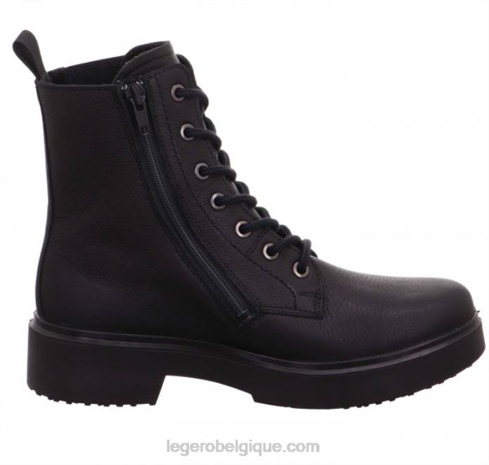 bottes à lacets angel noires femmes LegeroJZ4D315