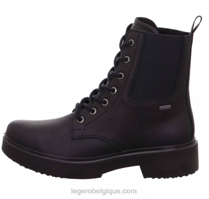 bottes à lacets angel noires femmes LegeroJZ4D315